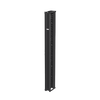 Organizador Vertical CableTek, Sencillo (Solo Frontal), Para Rack Abierto de 45 Unidades, 6 in de Ancho, Color Negro