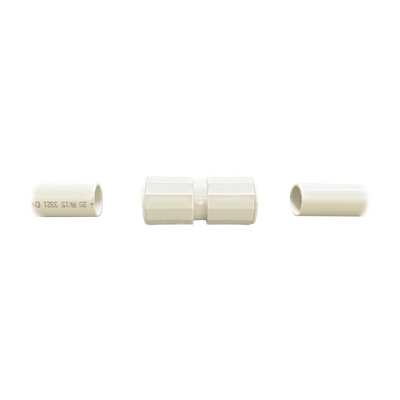 Manguito / Cople Morbidx IP67 libre de halógenos para unir tubería rígida de 16 mm (5/8) permite una instalación hermética no necesita pegamento