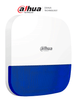 DAHUA DHI-ARA13-W2 - Sirena Inalámbrica para Exterior con Estrobo Azul/ 110dB/ Múltiples sonidos de Alarma/ IP65/ Alarma de Batería Baja/ AirShield