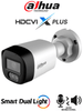 DAHUA DH-HAC-HFW1500RLN-IL-T - Cámara Bullet Full Color de 5 Megapixeles/Audio 2 vías/ Iluminador Dual Inteligente Mediante IR y Luz Calida/ Leds para 20 Metros/ DNR Para Reducción de Ruido en Imagen/ WDR de 120 dB/Lente de 2.8 mm/Policarbonato