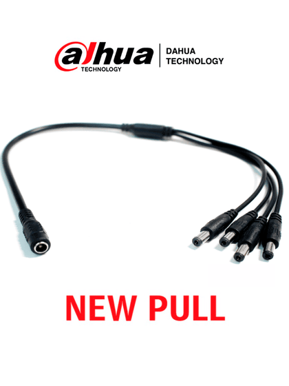 DAHUA PULPOKIT - Divisor de Energía para Camaras / 1 Entrada Hembra/ 4 Salidas Macho/ New Pull Nuevo sin Caja