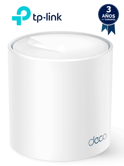 TP-LINK DECO X10 3 Pack Sistema Wi-Fi Mesh AX1500 3 Pack Wifi 6 SPEED: 300 Mbps at 2.4 GHz + 1201 Mbps at 5 GHz, SPEC: Internal Antennas, 2× Gigabit Ports WAN/LAN auto-sensing 120 Dispositivos