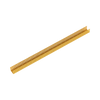 Canaleta Ranurada de PVC sin Tapa, Fiber-Duct, 4 in de Ancho, 4 in de Alto y 1828.8 mm de Largo, Color Amarillo