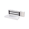 CERRADURA ELECTROMAGNETICA DE 600LB EN COLOR NEGRO CON SENSOR DE ADHERENCIA Y LED DE STATUS