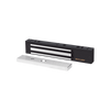 CERRADURA ELECTROMAGNETICA DE 600LB EN COLOR NEGRO CON SENSOR DE ADHERENCIA Y LED DE STATUS