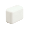 Tapa Final, para uso con canaleta LD10, material ABS, Color Blanco Mate