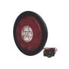 Plafón Circular de 5.4 Para Camiones de Transporte, 16 LED Ultra Brillantes, Color Rojo/Claro/Ambar
