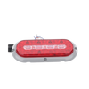 Plafón Ovalado de 7.5 Para Camiones de Transporte, 18 LED Ultra Brillantes, Color Rojo/Claro/Ambar