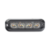 Luz perimetral , 8 LED Ultra Brillantes, Dual Color Ambar / Claro