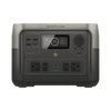 EcoFlow River 2 Max | Estación de Energía Portátil 512Wh Litio LFP / 4 AC 500 W (Max. 1000W) / 1 USB-C 100W / 3 USB -A 12W / Cargador de Coche 8A a 12 o 24V / Conectividad WiFi y Bluetooth (App) / Carga Solar 220W Max.