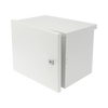 Gabinete para instalación de 2 Baterías PL4012, Fabricado en Lámina Galvanizada, Opción para montar en poste (No incluido)