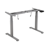 Base de Escritorio Motorizado Profesional / Altura Ajustable 60-125cm / Estructura Estable / Funcionamiento Suave / 3 Preset de Posiciones / Color Gris / Soporta hasta 100Kg de carga