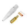 Conector camlock | 400 AMPERES | MACHO | color blanco