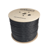 Bobina de Cable Siamés Cat5E CCA + 2 Cables Gruesos (16 AWG) para Alimentar Cámaras Más Lejos / 305m / Instalación en Exterior / Uso Industrial para Climas Extremos