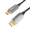 Cable HDMI de Fibra Óptica de 15m | Alta Definición | Version 2.1 | Alta velocidad 18Gbps | 8K@60Hz | HDCP 2.2 | Resistente a EMI y RFI