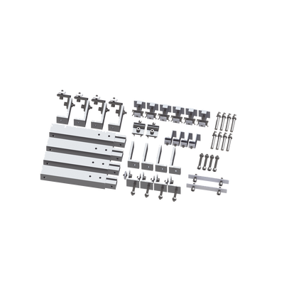 Caja de accesorios de aluminio anodizado para montaje VEKTOR8R , arreglo 1X4 para techo