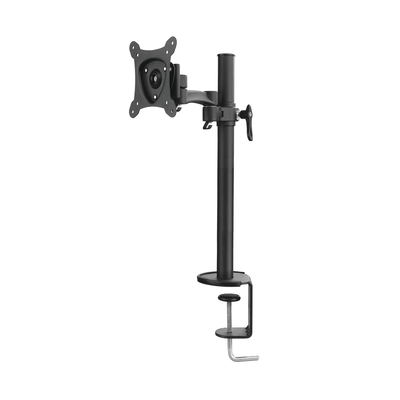 Montaje de Escritorio Articulado para Monitores de 13 a 27 / Soporta hasta 15 kg / Vesa 75 x 75 / 100 x 100 / Acero / Giro: 360°
