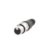 Conector XLR 3 Pines Hembra | Ideal para Conexiones de Micrófonos y Mezcladoras | Equipo de Audio Profesional