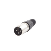 Conector XLR 3 Pines Macho | Ideal para Conexiones de Micrófonos, Mezcladoras | Equipo de Audio Profesional