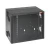 Gabinete AccessPlus de Montaje en Pared de 19in, Rieles Numerados y Roscados #10-32, Puerta con Ventana de Seguridad, 700 mm de Ancho, 637 mm de Profundidad, 26 UR, Color Negro