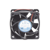 Ventilador Anticondensante Axial Cuadrado, 60x60x25 mm, 12 Vcc, 4390 RPM, 1.8 W, 0.15 A, Flujo de Aire de 25.0 CFM, Unión Sellada.