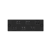 Placa Acopladora de Fibra Optica FAP, Con 6 Conectores LC Duplex (12 Fibras), Para Fibra Multimodo OM3/OM4, Color Negro