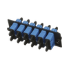 Placa Acopladora de Fibra Optica FAP, Con 6 Conectores SC Duplex (12 Fibras), Para Fibra Monomodo OS1/OS2, Color Azul