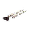 Conector de Fibra Óptica SC Duplex, Epoxico, Fibra Recubierta, Multimodo, Botas Color Negro y Beige (No pre-pulido)