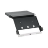 Panel de Distribución de Fibra Óptica, Acepta 4 Placas FAP o FMP, Bandeja Deslizable e Inclinable Hacia Abajo, Hasta 96 Fibras, Color Negro, 1UR