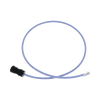 Cable de Conexión en Campo Jack a Plug RJ45, Categoría 6A, CMP (Plenum), 1 Metro (3.28 Pies), Color Azul
