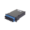 Placa Acopladora de Fibra Óptica FAP, Con 12 Pigtails y 6 Conectores LC Duplex (12 Fibras), Para Fibra Monomodo OS1/OS2, Color Azul