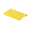 Tapa Con Bisagra a Presión Para Canaleta FiberRunner FR4X4YL2, de PVC Rígido, Color Amarillo, 2 m de Largo