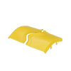 Tapa de Bajada Vertical Exterior de 45º, Para uso con Canaletas 12X4 FiberRunner, Color Amarillo