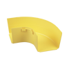 Ángulo Recto a 90º Horizontal, Para Canaletas FiberRunner 4X4, Color Amarillo