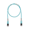 Jumper de Fibra Optica Multimodo 50/125 OM3, SC-SC Duplex, LSZH (Cero Halógenos), Color Aqua, 2 Metros