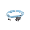 Jumper de Fibra Optica Multimodo 50/125 OM3, LC-SC Duplex, OFNR (Riser), Color Aqua, 10 Metros