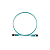 Jumper de Fibra Optica Multimodo 50/125 OM4, LC-LC Duplex, LSZH, Color Aqua, 2 Metros