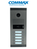 COMMAX DRC10MLRF1 - Frente de Calle Departamental para 10 Monitores con Conexión Directa de 4 Hilos y Apertura con Tarjeta Mifare o Monitor
