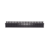 Canaleta Ranurada de PVC sin Tapa, Tipo G, 32 mm de Ancho, 53.8 mm de Alto y 1828.8 mm de Largo, Color Negro