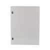 Gabinete de Acero, Nema 4 -IP 65 de 60 x 80 x 30 cm con Platina.