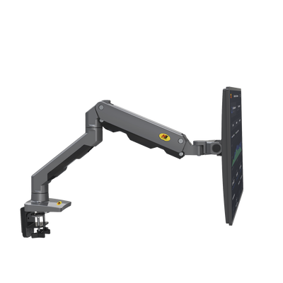 Montaje de Escritorio Articulado para Monitores de 27-45 / Soporta hasta 15 kg / Vesa 75 x 75 / 100 x 100 / Acero / Giro: 360°