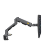 Montaje de Escritorio Articulado para Monitores de 27-45 / Soporta hasta 15 kg / Vesa 75 x 75 / 100 x 100 / Acero / Giro: 360°