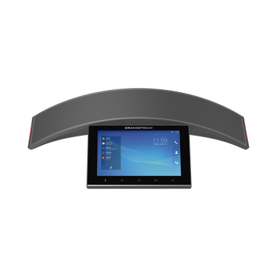 Teléfono - Audioconferencias IP Android 10, 12 líneas SIP con 12 cuentas, pantalla táctil 8, puertos Gigabit, Wi-Fi, Bluetooth, PoE, codec Opus, IPV4/IPV6 con gestión en la nube GDMS