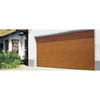 Puerta de Garage D/ Alta calidad / 14x7 pies / AISLADA / Estilo Americana / Imitacion Madera / Golden Oak / Linea Central .