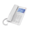 Teléfono IP Hotelero con pantalla LCD a color, 2 líneas SIP con 2 cuentas, codec Opus, IPV4/IPV6, color blanco, con gestión en la nube GDMS