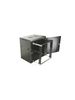 SBE TECH SBE-GPAR10UR - Gabinete de pared de 10 UR / Deslizable / Puerta delantera de cristal templado / Con cerradura / Alto 630, Ancho 600, Profundo 450