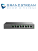 GRANDSTREAM GWN7701P - Switch PoE no administrable/ 8 puertos Gigabit 4 PoE 802.3af/at/ Presupuesto PoE 60W, hasta 30W por puerto/ Capacidad 16 Gbps/ Plug & Play sin configuración/ Sin ventilador/ Ideal telefonía IP, videovigilancia y APs