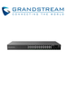 GRANDSTREAM GWN7803P - Switch administrable Capa 2+ empresarial/ 24 puertos Gigabit PoE 802.3af/at/ 4 puertos SFP/ Presupuesto PoE 360W/ Capacidad 56 Gbps/ VLAN, QoS, ARP Inspection y anti-DoS/ Gestión GWN.Cloud y GWN Manager