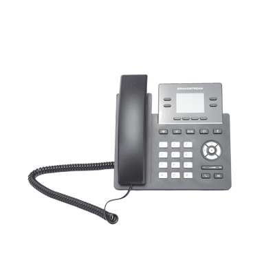 Teléfono IP Grado Operador, 4 líneas SIP con 2 cuentas, puertos Gigabit PoE, pantalla a color 2.4, codec Opus, IPV4/IPV6 con gestión en la nube GDMS