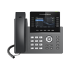 Teléfono IP Wi-Fi, Grado Operador, 10 líneas SIP con 5 cuentas, pantalla a color 4.3, puertos Gigabit, Bluetooth, PoE, codec Opus, IPV4/IPV6 con gestión en la nube GDMS